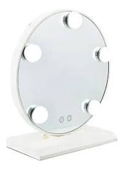 Portable Rechargeable LED Makeup Mirror Lighting Lamp with 3 Light Modes and Touch Control