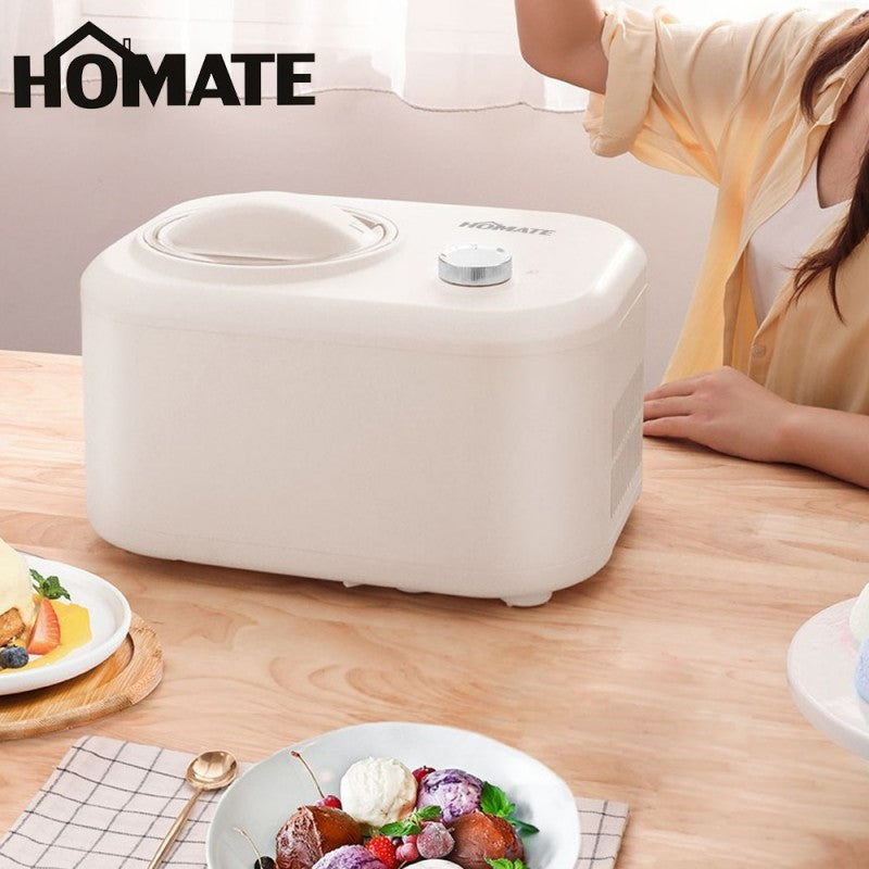 Homate 100W Fully Automatic Ice Cream Maker