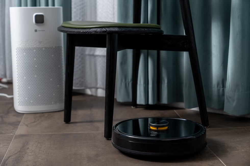 Realme Techlife 2-in-1 Rechargeable Robot Vacuum Cleaner with 5200mAh Battery, Vacuum & Mop with Lidar Smart Mapping & 38 Sensors