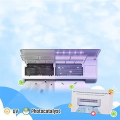 Wall Mounted Air Purifier with Ozone UV & Anion Purification Technology Heavy Duty 600m³/h