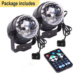 DJ LED Crystal Colorful Disco Party Light Strobe
