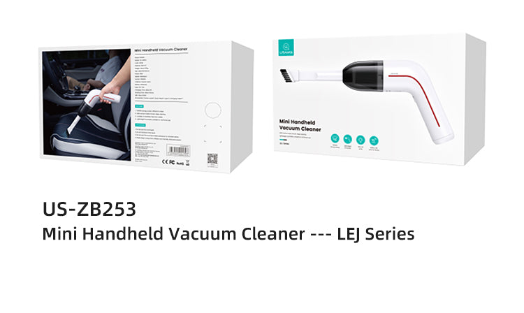USAMS Portable Mini Cordless Handheld Vacuum Cleaner for Car and Home - 65W