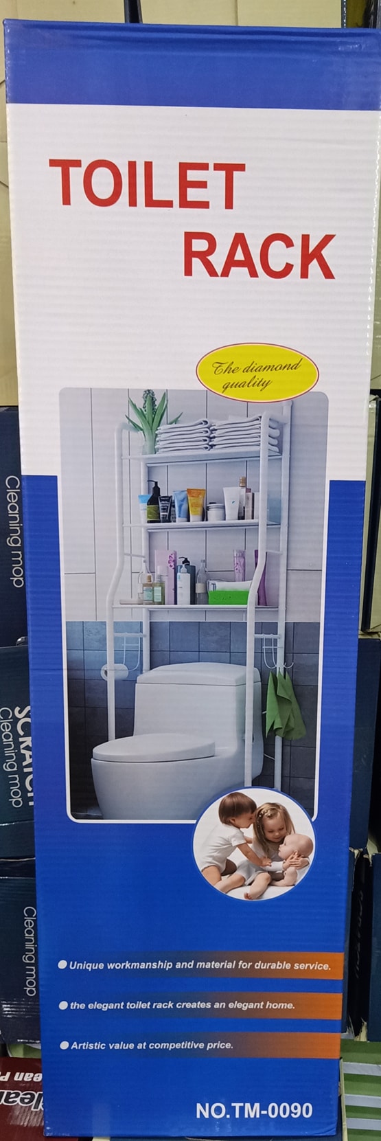 3 Level Shelf for Bathroom Essentials made with Steel and more Storage Organization
