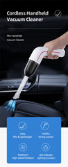 USAMS Portable Mini Cordless Handheld Vacuum Cleaner for Car and Home - 65W