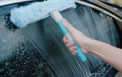 5 Piece Professional Window Cleaning Kit with Scrubber, High Quality Material and Multiple Brush Hea