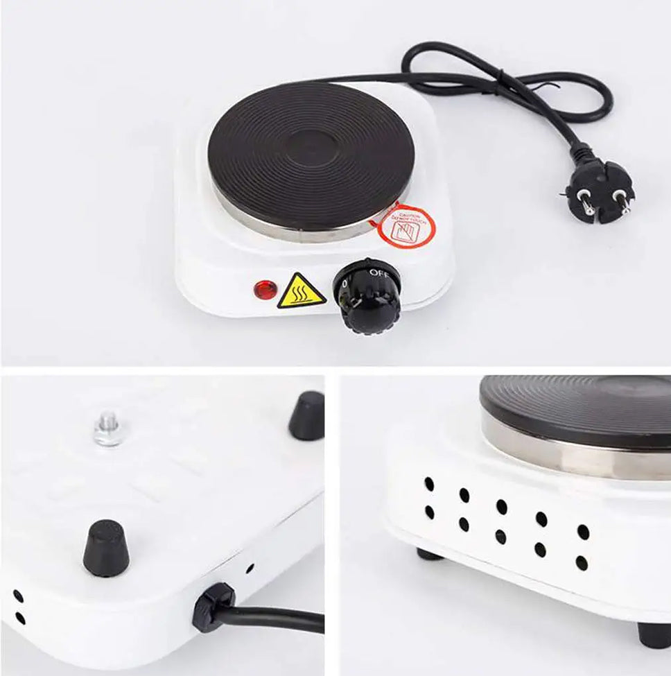 Portable Steel Hot Plate Cooking Stove with Auto Safety Shut Down, Overheating Protection, High Qual