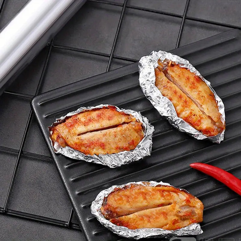 200 Meter Aluminum Foil Roll with 45cm Width for Multi Purpose Usage & Food Storage