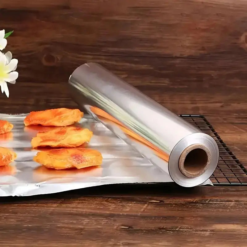 200 Meter Aluminum Foil Roll with 45cm Width for Multi Purpose Usage & Food Storage