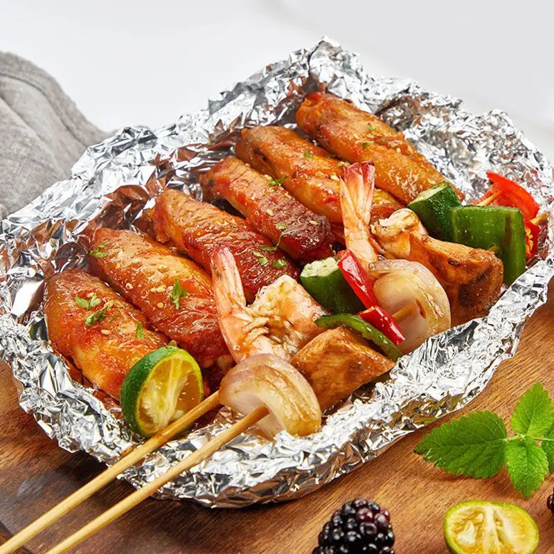 200 Meter Aluminum Foil Roll with 45cm Width for Multi Purpose Usage & Food Storage