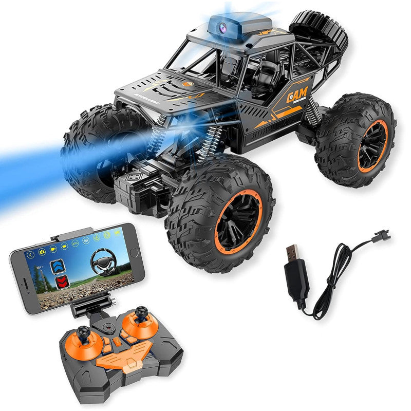 RC Bigfoot Monster Climbing Car Truck With Camera And App Control