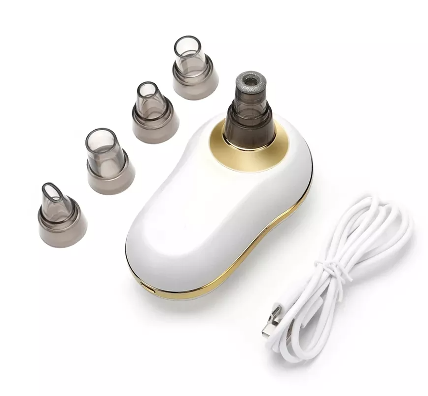 Mini Automatic Blackhead Acne Pore Suction Remover & Skin Cleanser with 3 Suction Modes and 5 Multif