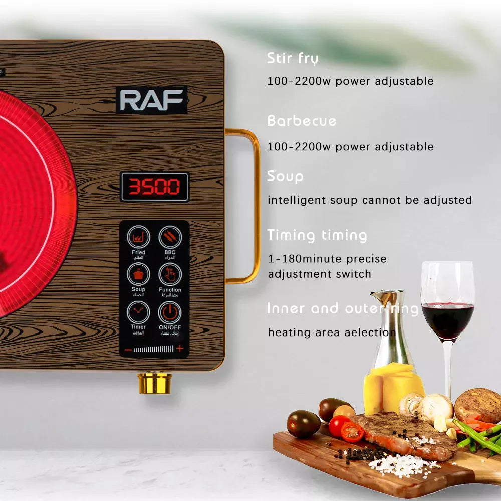 3,500W RAF Electric Induction Cooking stove with LED Display
