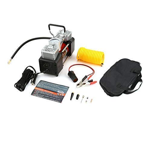 Portable Electric 12V Air Pump Compressor - 2 Cylinder 12V DC Powered & High Speed