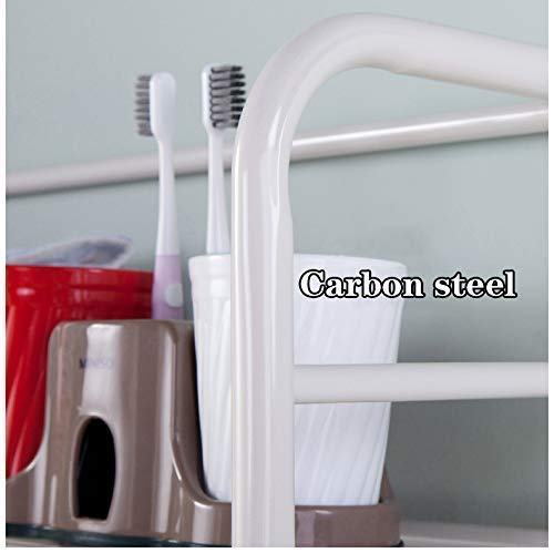 3 Level Shelf for Bathroom Essentials made with Steel and more Storage Organization