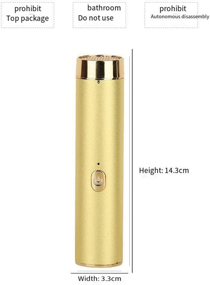 Elegant Portable Mini USB Rechargeable Bakhoor Incense Burner for Home, Car & Travel
