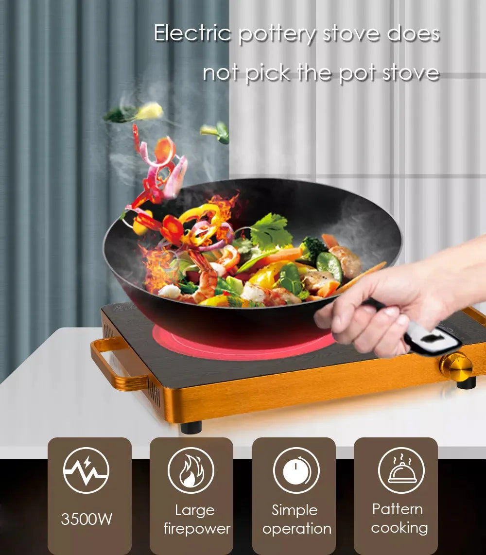 3,500W RAF Electric Induction Cooking stove with LED Display