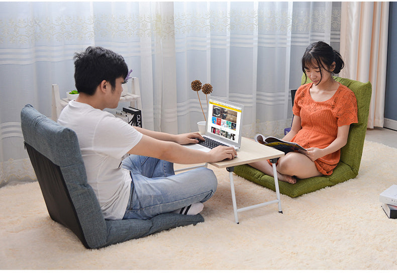 Multifunctional Foldable Lazy Sofa Recliner Cushion Chair with 8-Grid Design - Ideal for Gaming, Reading, Meditation & Lounging – 90 x 45 x 7 cm