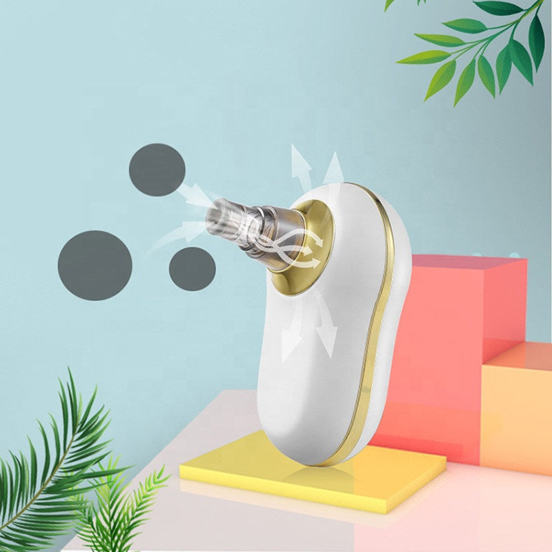 Mini Automatic Blackhead Acne Pore Suction Remover & Skin Cleanser with 3 Suction Modes and 5 Multif