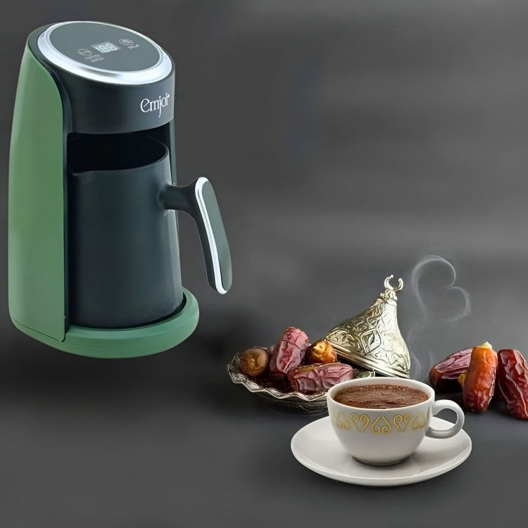 Emjoi 300ml Digital Turkish Coffee Maker with Audio Warning and LED Display - 600W