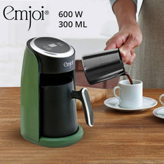 Emjoi 300ml Digital Turkish Coffee Maker with Audio Warning and LED Display - 600W