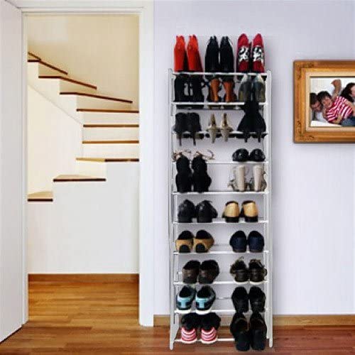 10 Layer Portable Foldable High Quality Shoe Storage Rack for 30 Pairs