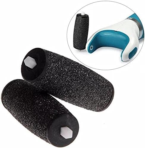 Electric Foot Callus Remover with 360° Rotating Roller, USB Rechargeable & Battery Operated with Washable Head for Cracked Heels, Hard Skin & Corn Removal