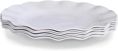 Opal Luxurious 12-Piece Glassware Dessert Plates Set