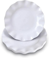 Opal Luxurious 12-Piece Glassware Dessert Plates Set