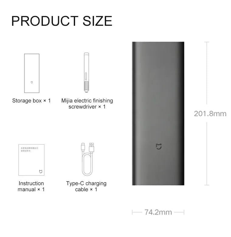 Electric Precision Screwdriver Kit with 24 Precision Bits and Magnetic Storage Container