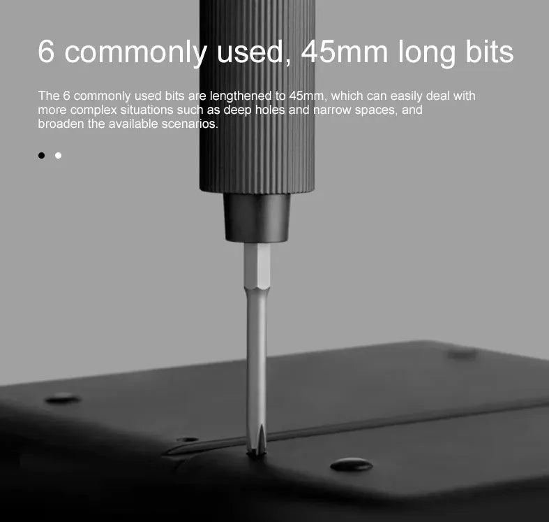 Electric Precision Screwdriver Kit with 24 Precision Bits and Magnetic Storage Container