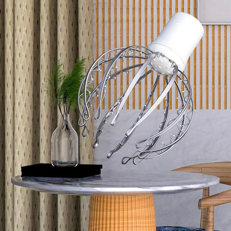Portable Electric Rechargeable Octopus Scalp & Head Massager for Relaxation