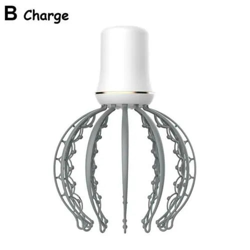 Portable Electric Rechargeable Octopus Scalp & Head Massager for Relaxation