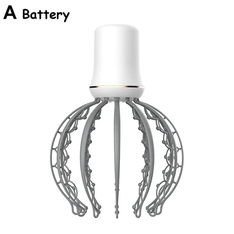 Portable Electric Rechargeable Octopus Scalp & Head Massager for Relaxation