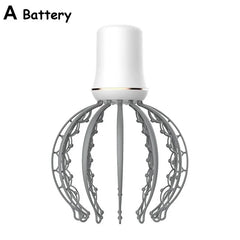 Portable Electric Rechargeable Octopus Scalp & Head Massager for Relaxation
