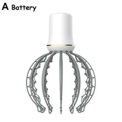 Portable Electric Rechargeable Octopus Scalp & Head Massager for Relaxation