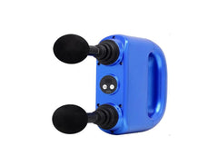 Fascia Double Head Electric Massage Membrane Gun with Liquid Crystal Display, 6 Gear Adjustments, 4
