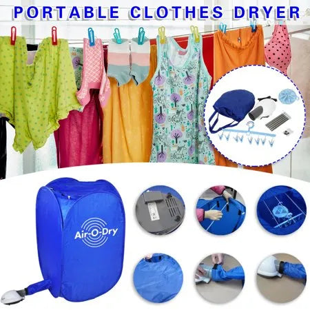 Air-O-Dry Instant Drying Laundry Bag with Foldable Design