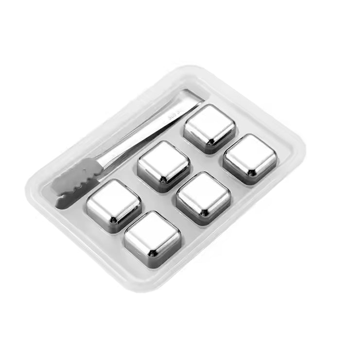 Quick-Freezing Stainless Steel Ice Cubes Set