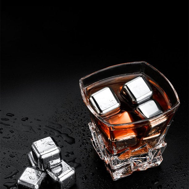 Quick-Freezing Stainless Steel Ice Cubes Set