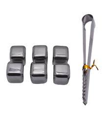 Quick-Freezing Stainless Steel Ice Cubes Set
