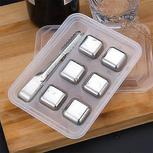 Quick-Freezing Stainless Steel Ice Cubes Set