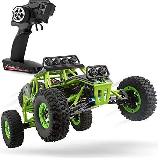 High Speed 4WD Crawler Remote Control RC Rock Climbing Buggy Car with LED Light 2.4G 1:12