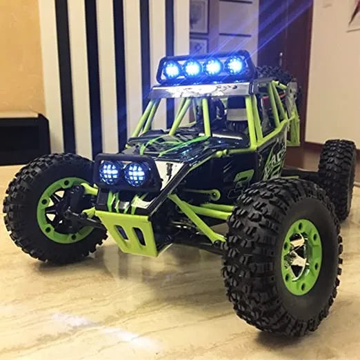 High Speed 4WD Crawler Remote Control RC Rock Climbing Buggy Car with LED Light 2.4G 1:12