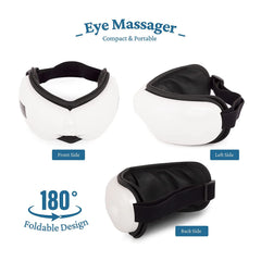 Relaxing Air Pressure Vibration Eye Massager with Bluetooth