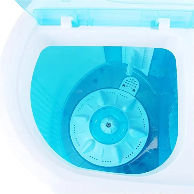 Portable Mini Washing Machine with Spin Dryer, Eco-friendly Design, Twin Tub and Spin Drying Basket