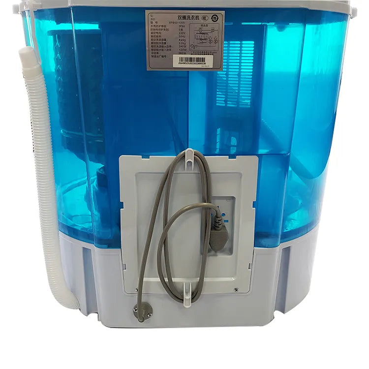 Portable Mini Washing Machine with Spin Dryer, Eco-friendly Design, Twin Tub and Spin Drying Basket
