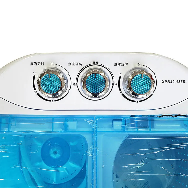 Portable Mini Washing Machine with Spin Dryer, Eco-friendly Design, Twin Tub and Spin Drying Basket