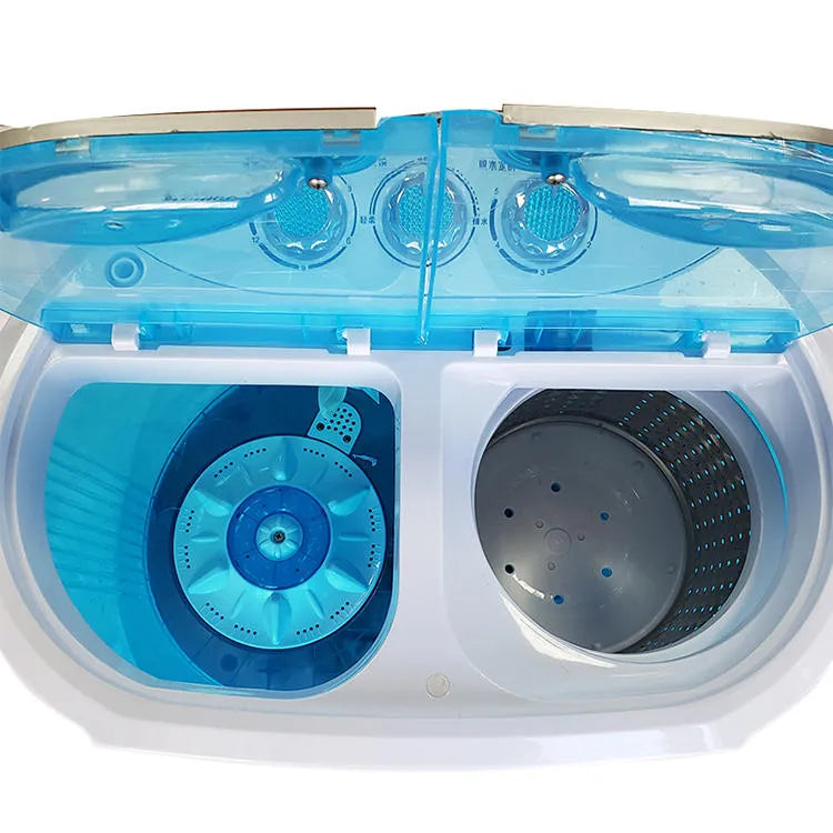 Portable Mini Washing Machine with Spin Dryer, Eco-friendly Design, Twin Tub and Spin Drying Basket