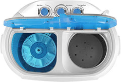 Portable Mini Washing Machine with Spin Dryer, Eco-friendly Design, Twin Tub and Spin Drying Basket