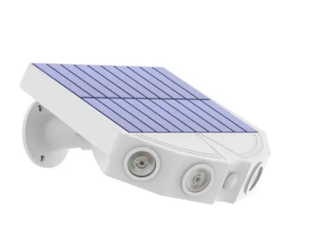 Set of 2 Smart Motion Sensor LED Solar Outdoor Security Light - Waterproof, Frost Resistant, and Ene